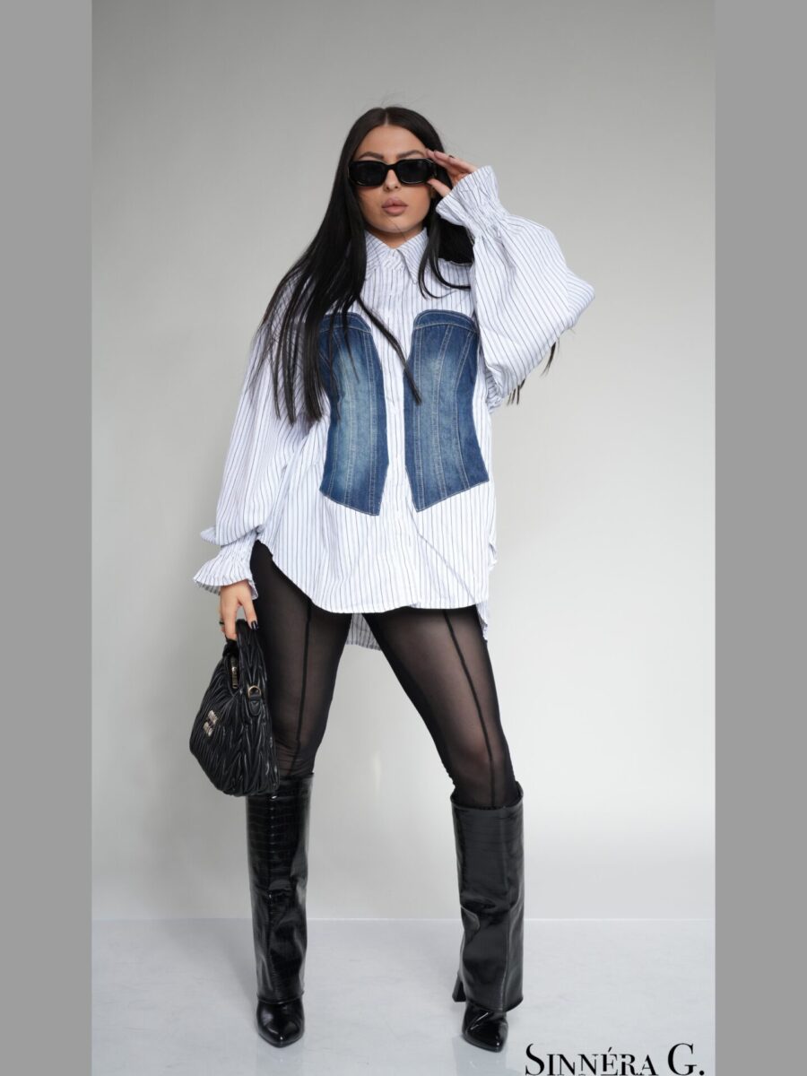 Stripes Urban Denim Shirt